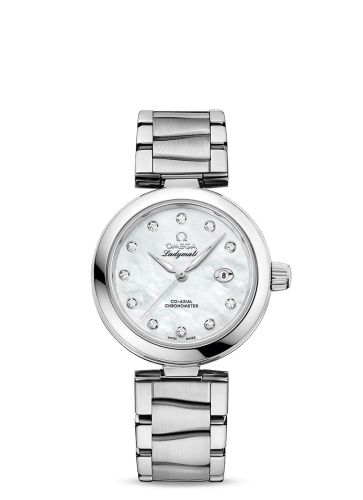 Omega LadyMatic Co-Axial 34 Stainless Steel / MOP / Bracelet